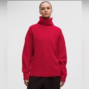 Lululemon NWT Oversized Cashmere
Funnel Neck Sweater